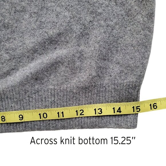 Christian Dior Monsieur Cashmere 2 Ply Gray Long sleeve V-Neck Size M - Picture 7 of 9